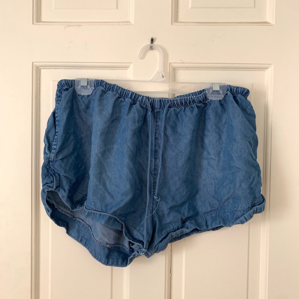 Blue Soft Shorts